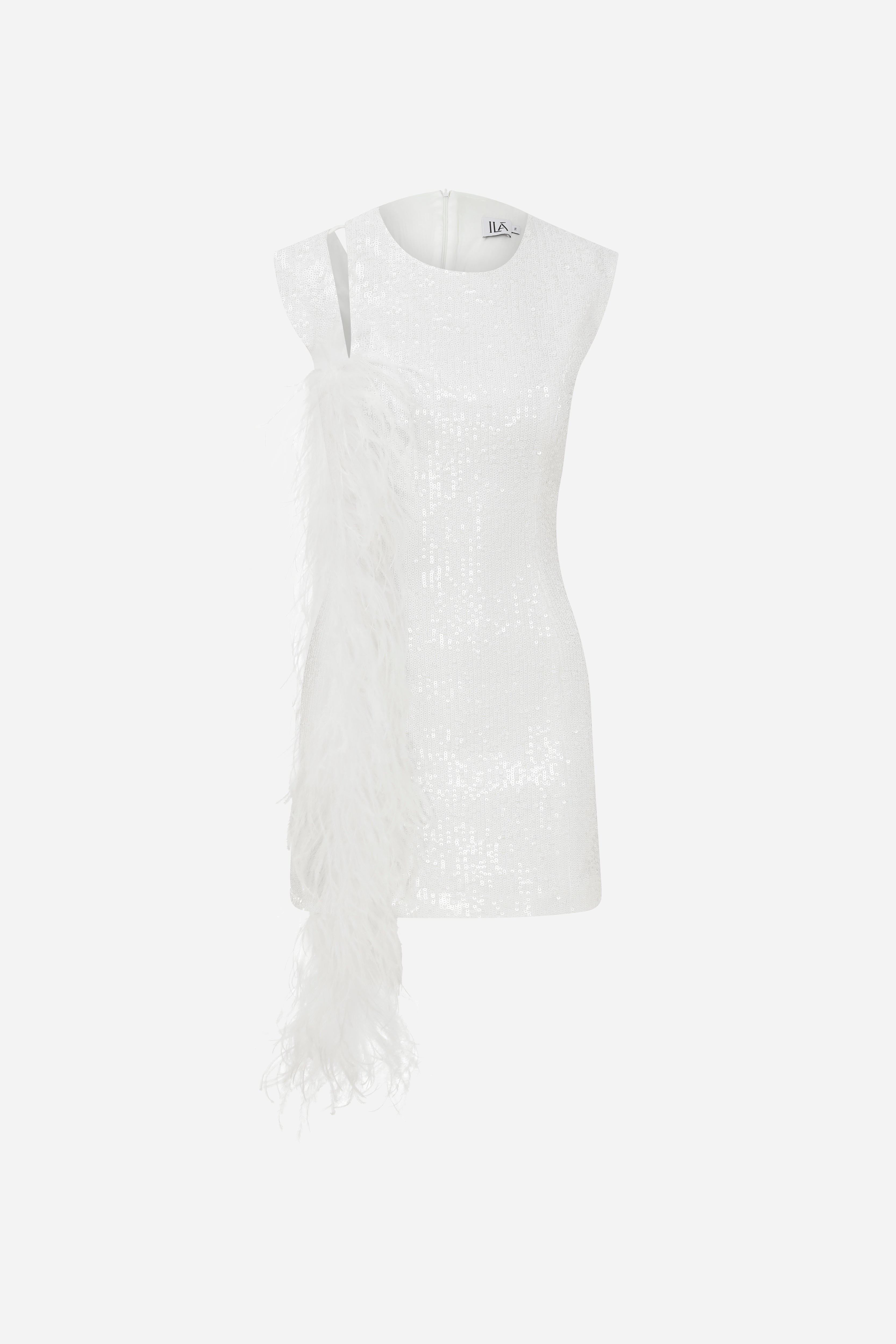 Bcbg white sequin dress best sale